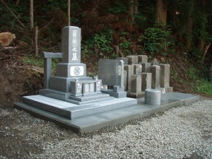 ご先祖様石塔設置込