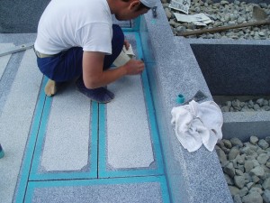 シーリング作業